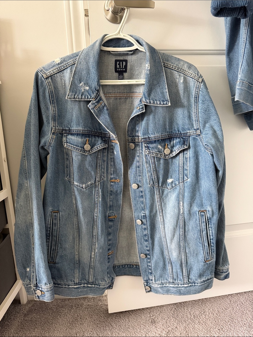 GAP Light Wash Blue Denim Jacket